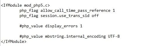 Правила необходимо заключать в блок <IfModule>